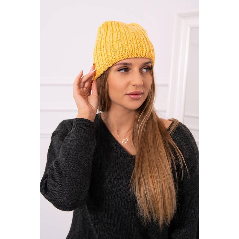 MladaModa Dámska čiapka Rebeka K345 horčicová 66853397