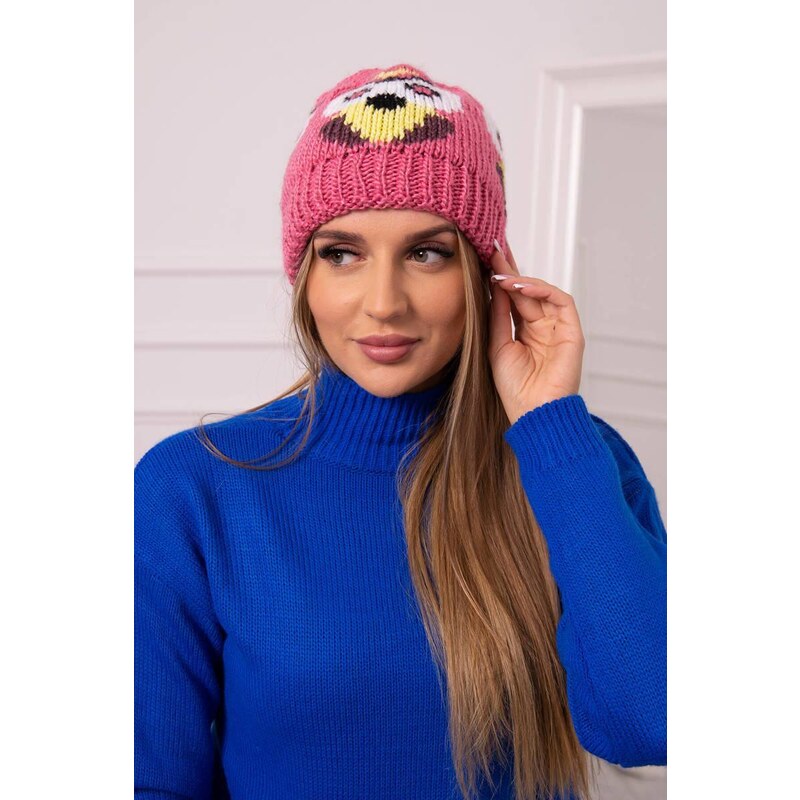 MladaModa Dámska čiapka Ofelia K349 staroružová 36917867