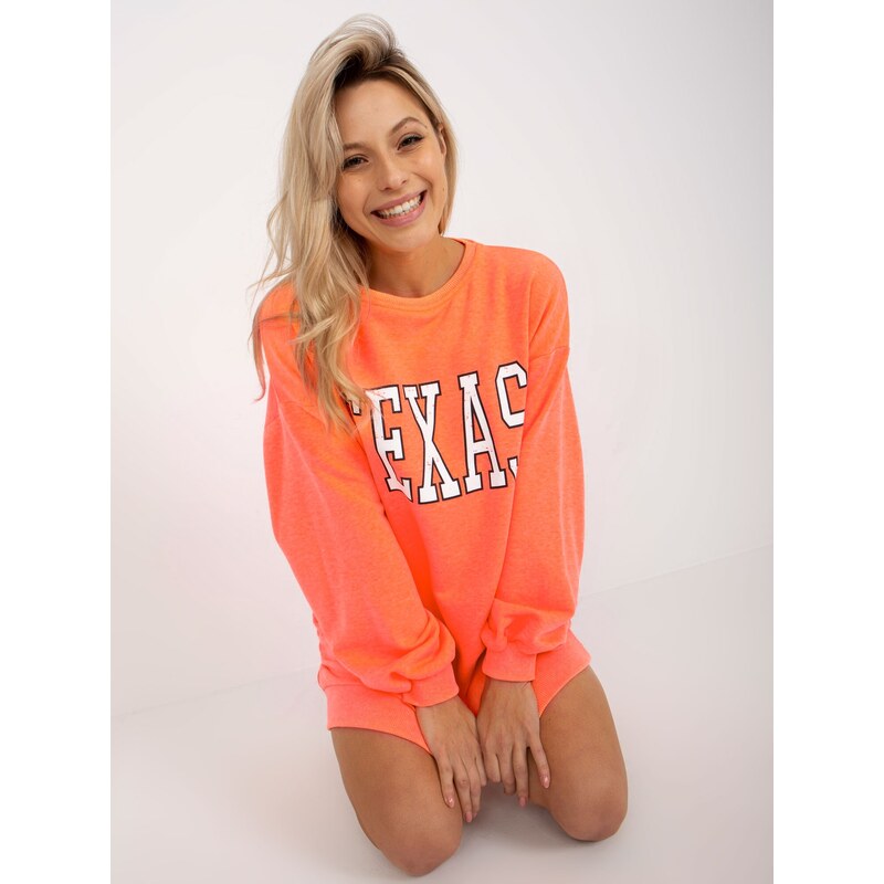 ex moda Sweatshirt-EM-BL-U719.82P-fluo orange 64792342