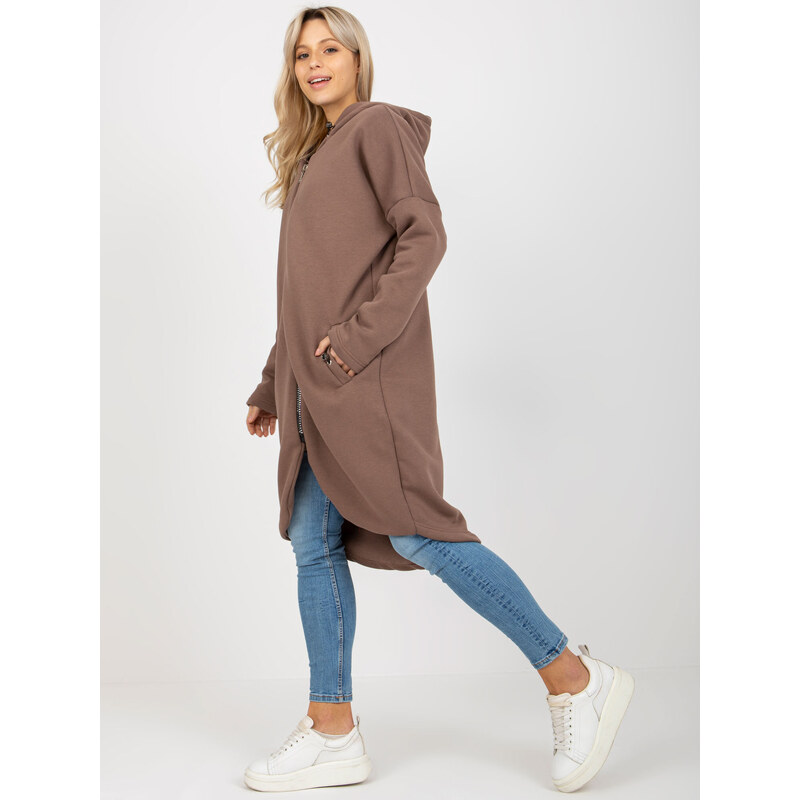 RUE PARIS Sweatshirt-RV-BL-4858-1.99P-brown 64685495