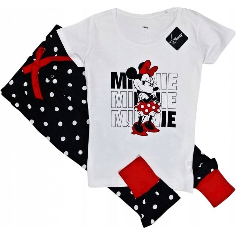 E plus M Dámske pyžamo Minnie Mouse s dlhými nohavicami