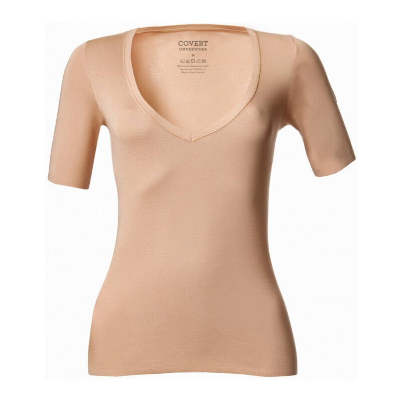 Dámske neviditeľné tričko Covert béžové (144309-410) 22603478