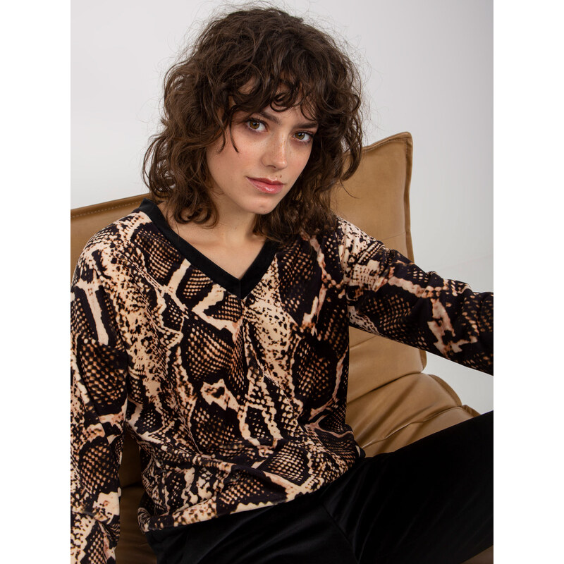 RUE PARIS Set-RP-KMPL-8190-4.18P-black-beige 64685323