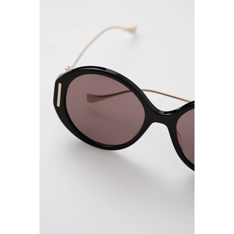 Slnečné okuliare Gucci GG1202S dámske, čierna farba