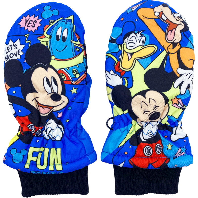 Setino Chlapčenské lyžiarske rukavice Fun Mickey Mouse