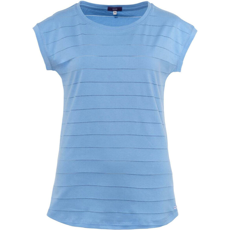 Glara Dámske tričko z organickej bavlny dierovaný vzor 36996293