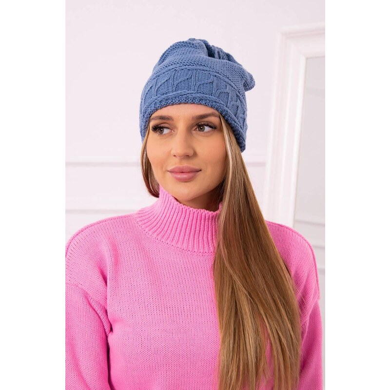 MladaModa Dámska čiapka Amiela K338 farba džínsová 36917909