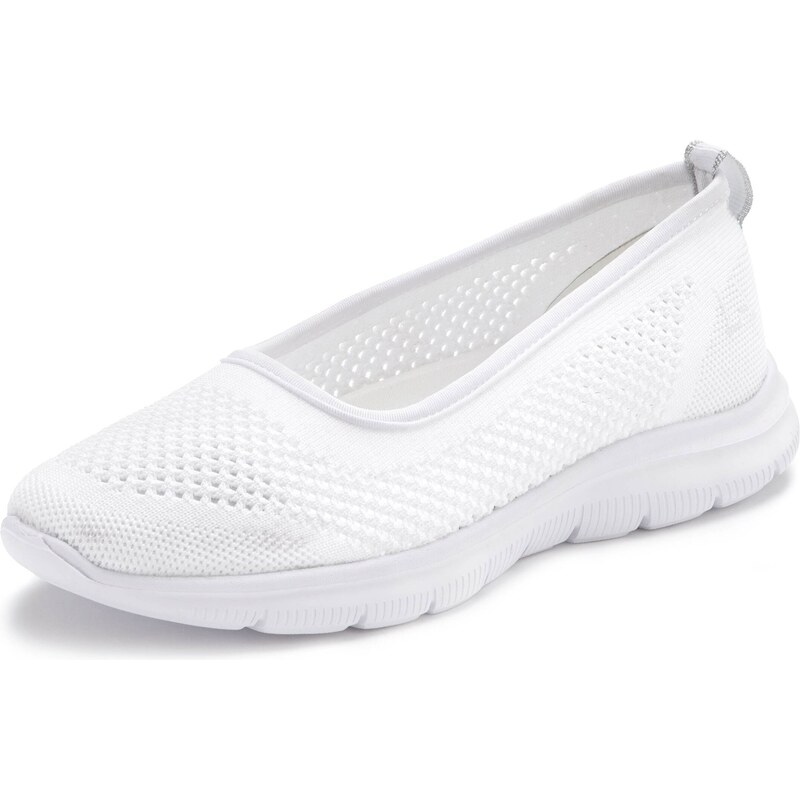 LASCANA Baleríny biela 63140977