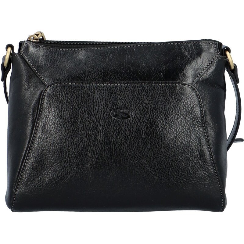 Dámska kožená crossbody kabelka čierna - Katana Baylei čierna 37115541