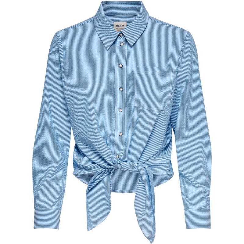 ONLY Blúzka svetlomodrá / biela 37493915