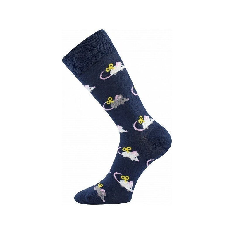 TWIDOR farebné veselé ponožky Lonka - NATAHOVACIA MYŠ - 1 pár 37040588