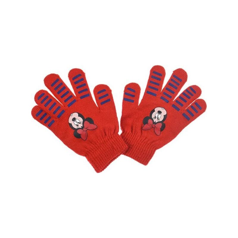 PAW PATROL Červené dievčenské rukavice Minnie Mouse 37044950