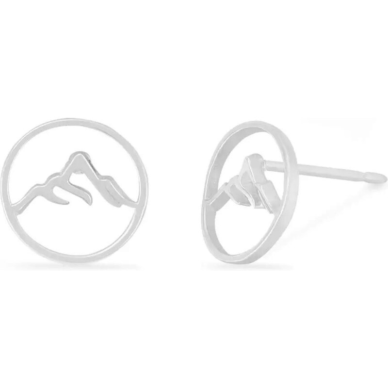 Olivie Strieborné náušnice MOUNTAIN 7189 37376718