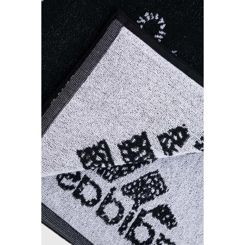Bavlnený uterák adidas Performance čierna farba, HS2056