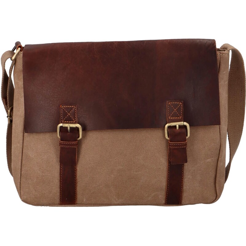 Pánska taška Greenwood Olejne - béžovo-hnedá 40978706