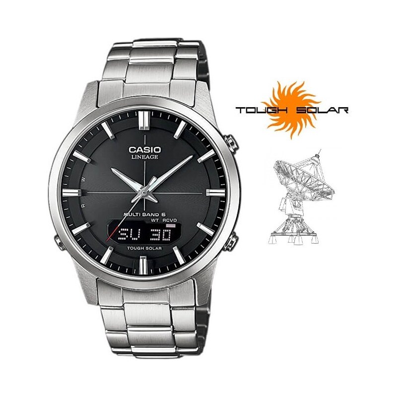 Casio Lineage Solar Rádiovo riadené LCW-M170D-1AER (431) 66592747