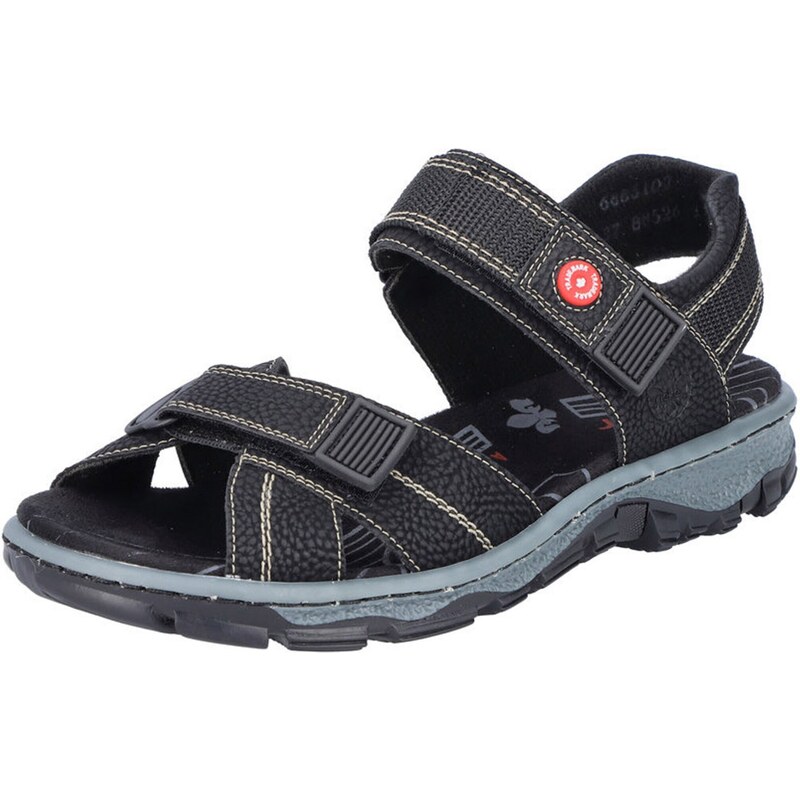 Rieker Trekingové sandále čierna 62961004