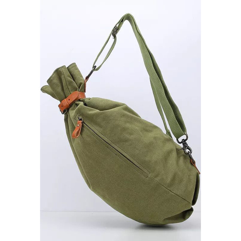 Glara Plátený batoh v army štýle 37068575