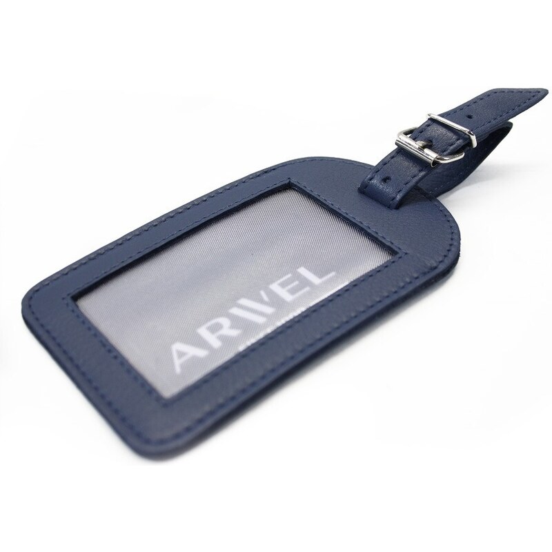 Arwel Tmavomodrá kožená visačka na batožinu 619-5405-97 37073139