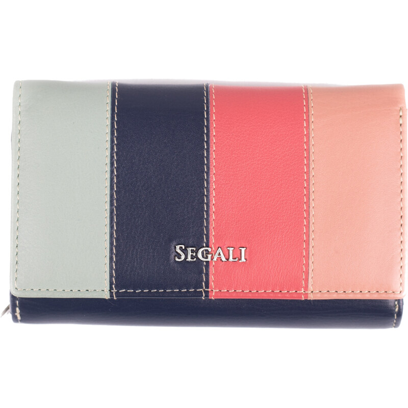 SEGALI Dámska kožená peňaženka 7490 multi 66593675