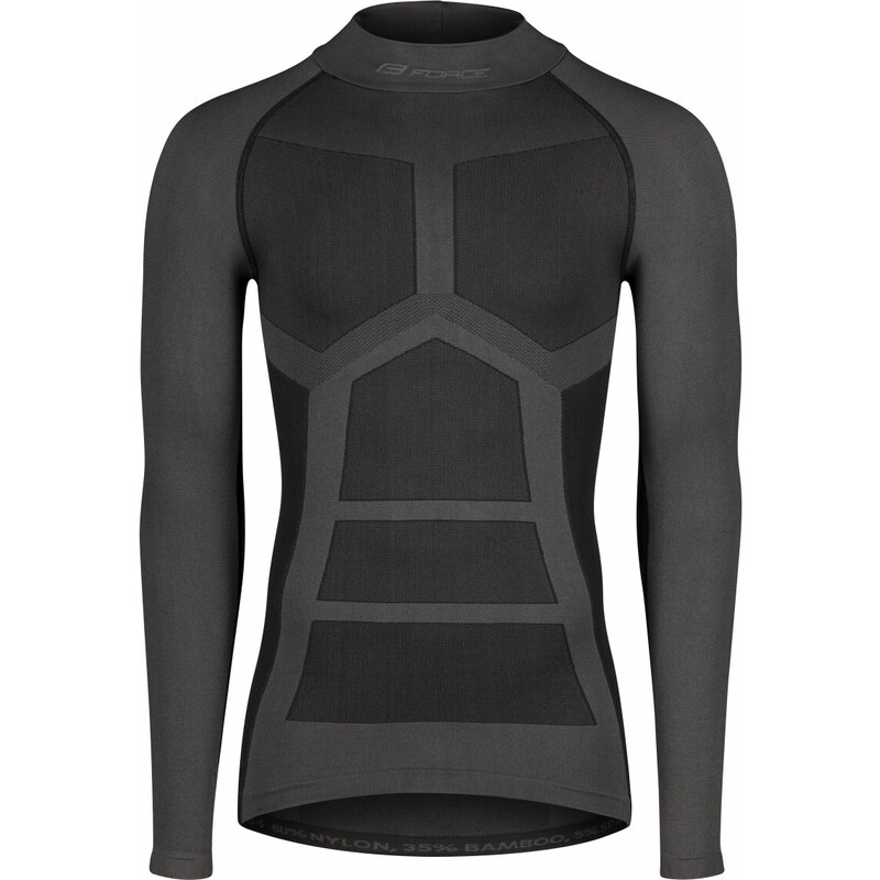FORCE rolák funkčný GRIM dlhý rukáv, čierny 37084366