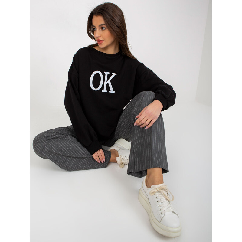 ex moda Sweatshirt-EM-BL-ES-21-536.94-black 64787622