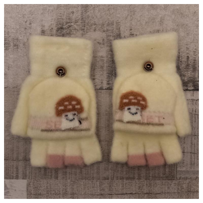 AURA.VIA Detské zateplené béžové rukavice 6-12Y COOLLIE 37106186