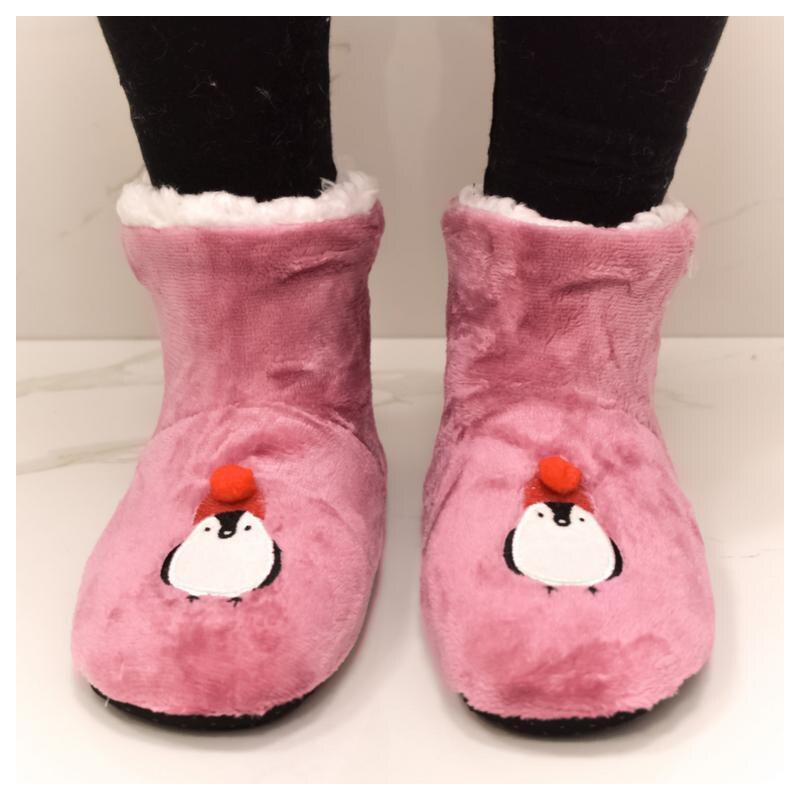 JOHN-C Detské ružové ponožkové kapce NATALE PINGUINO 60142409