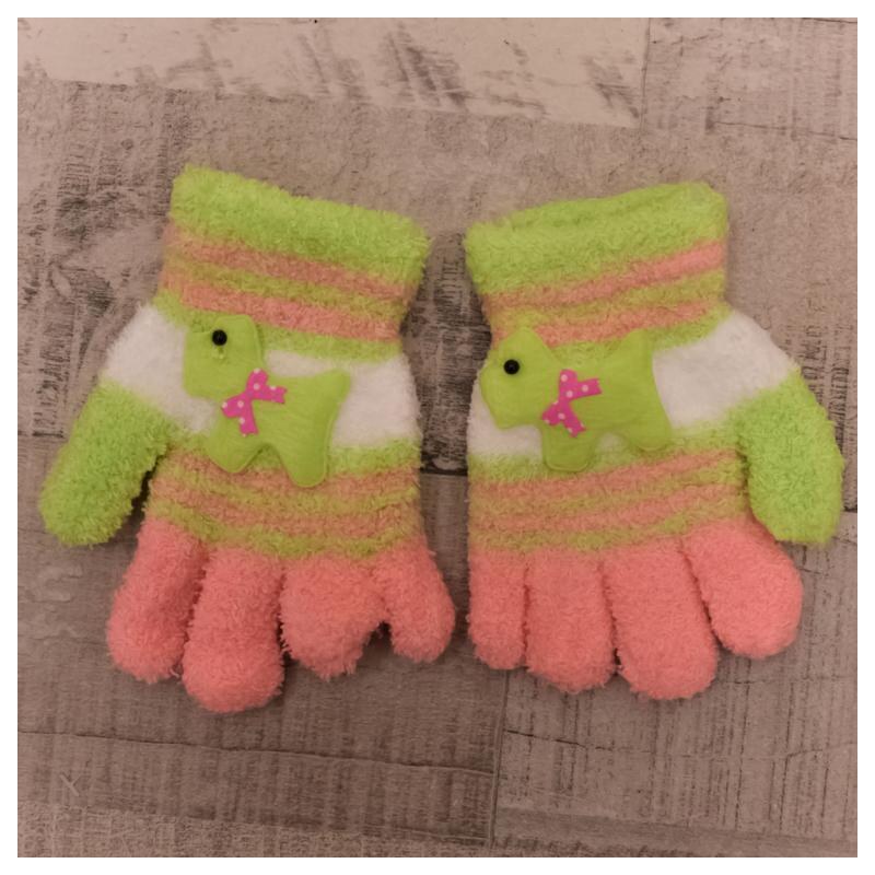 AURA.VIA Detské ružové rukavice HAVKO 64446302