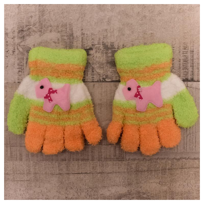 AURA.VIA Detské oranžové rukavice HAVKO 37106254