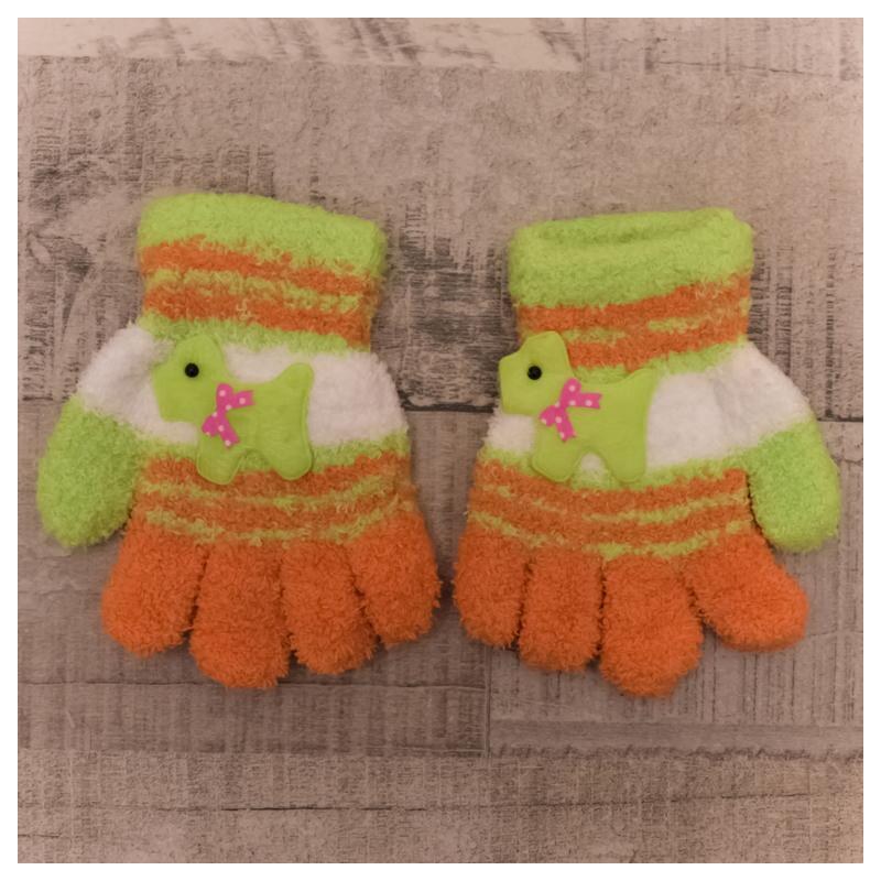 AURA.VIA Detské oranžové rukavice HAVKO 37106255