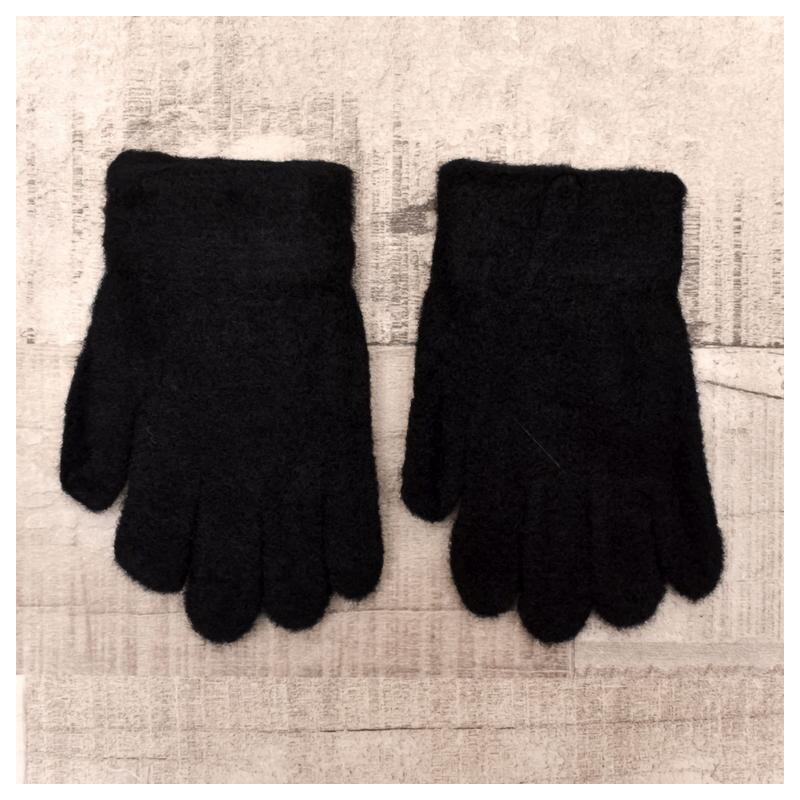 AURA.VIA Detské čierne rukavice HOPPY 37106280