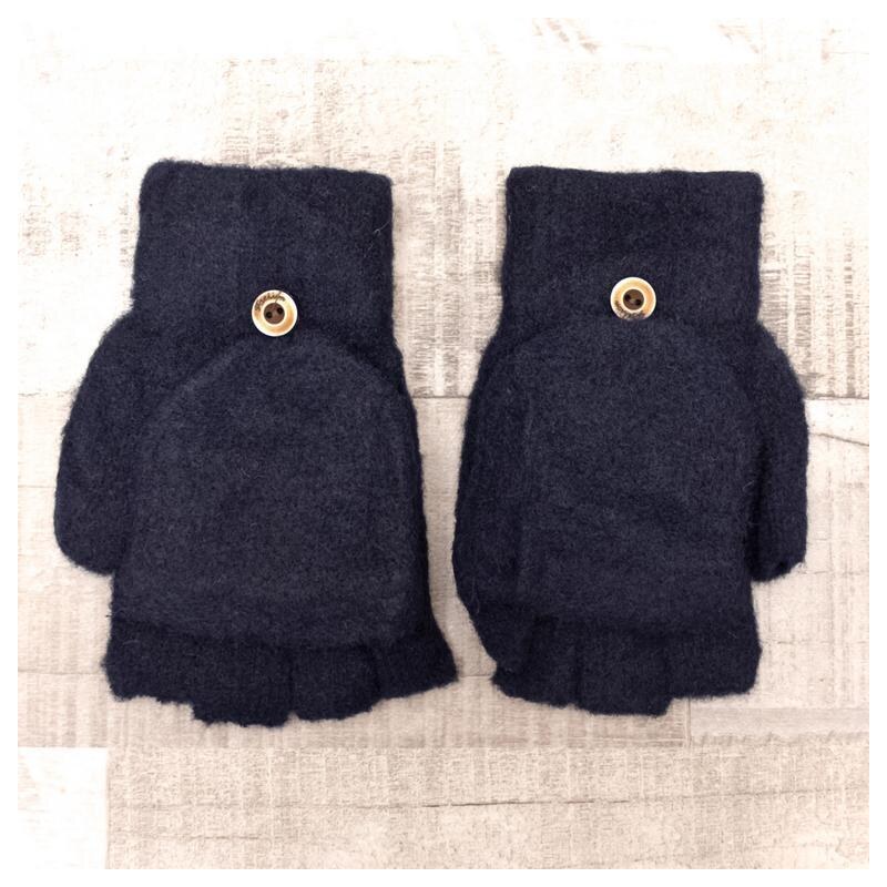 AURA.VIA Detské tmavomodré rukavice BINO 37106298