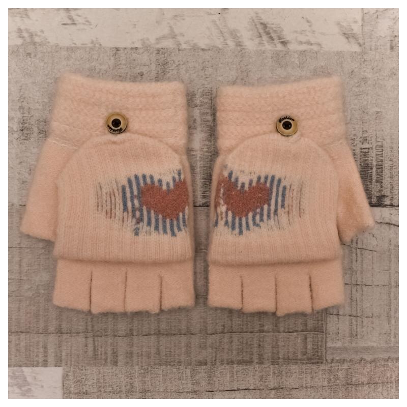 AURA.VIA Detské ružové rukavice BINI 37106301