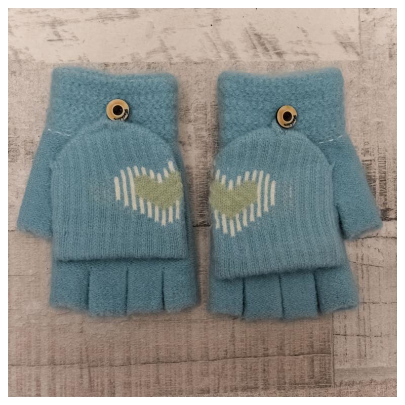 AURA.VIA Detské modré rukavice BINI 37106302