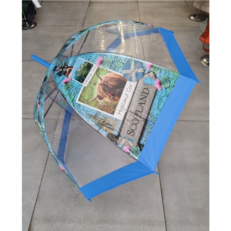 Katrins Fashion Dáždnik priesvitný Škótsko 37109839