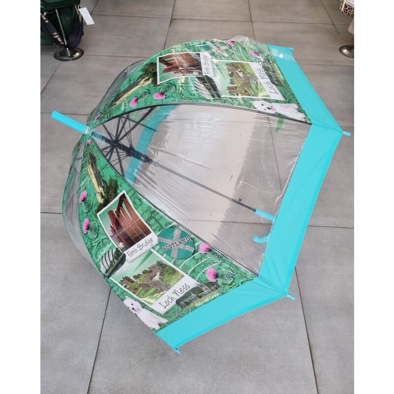 Katrins Fashion Dáždnik priesvitný Škótsko 37109840