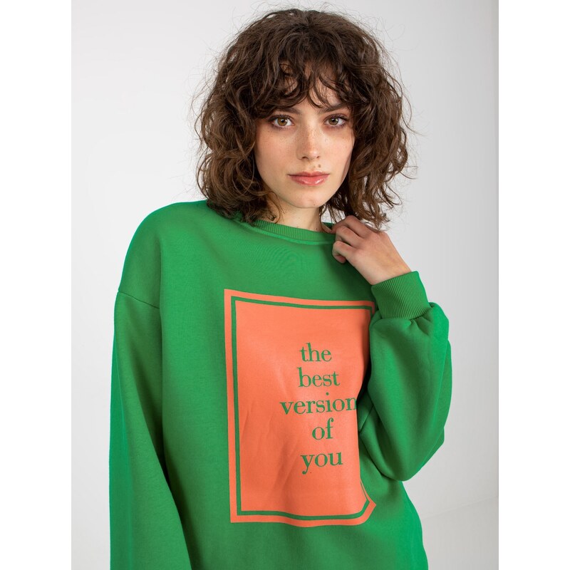 ex moda Sweatshirt-EM-BL-617-3.15P-green 64787404