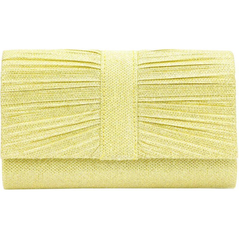 JESSICA Zlatá dámska listová kabelka na retiazke 37129486