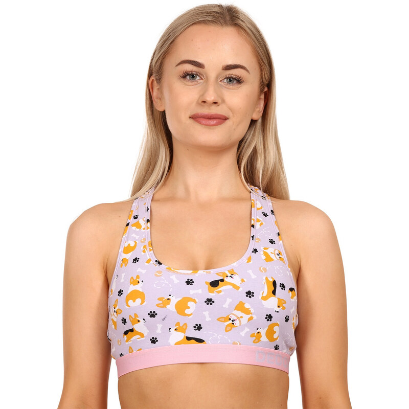 Veselá dámska podprsenka Dedoles Pes Corgi (D-W-UN-B-C-C-241) 36187165