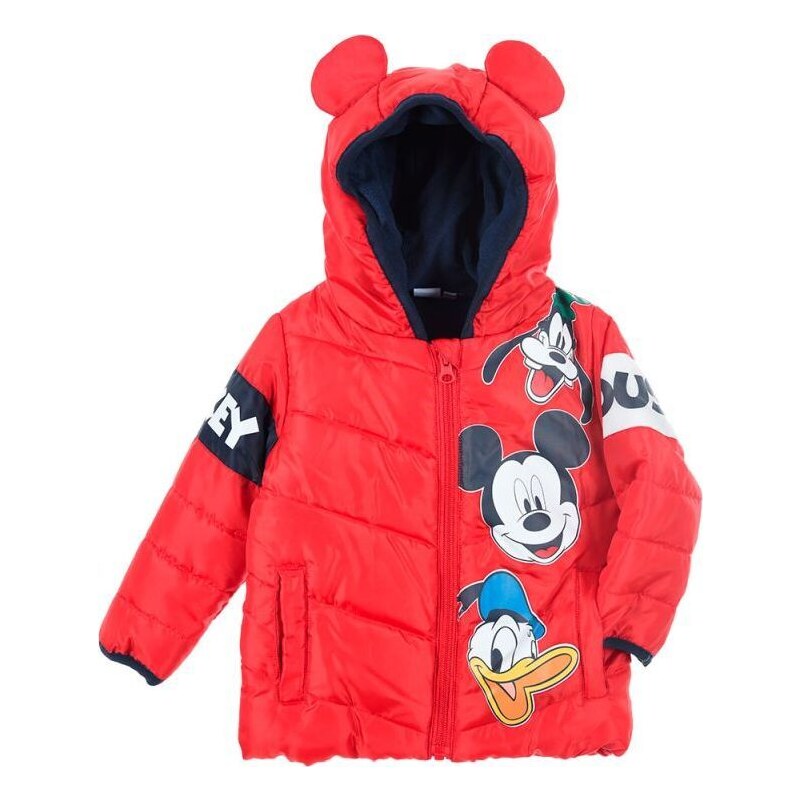 Bunda s oušky Disney Mickey Mouse - červená 37146231