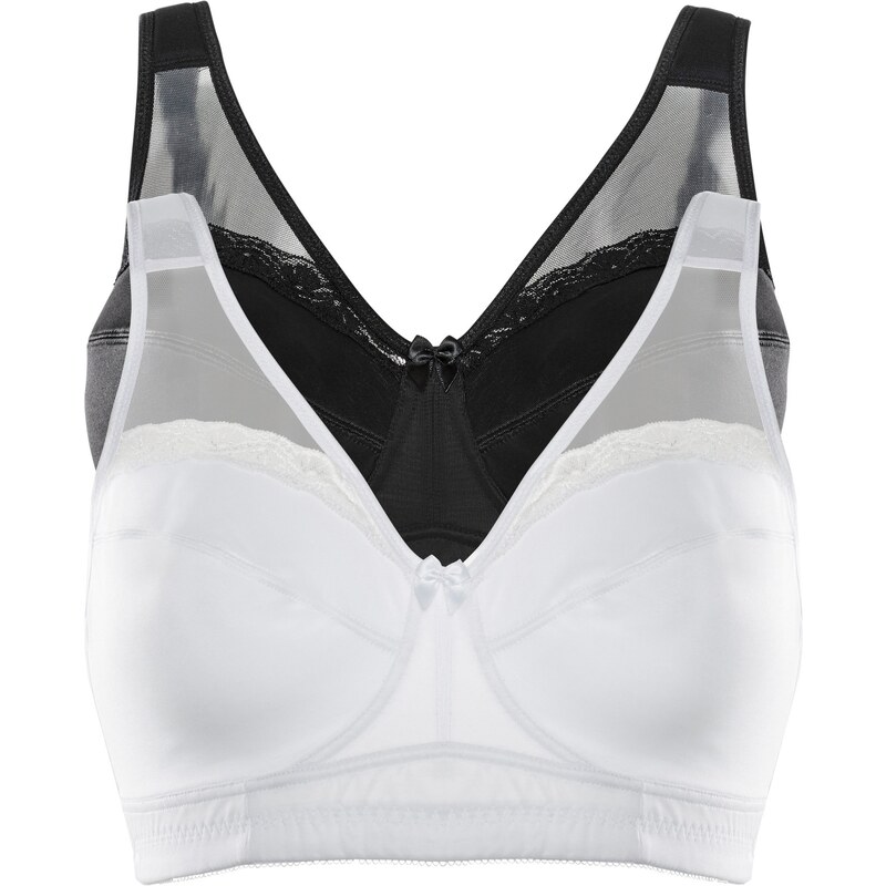 bonprix Odľahčujúca podprsenka bez kostíc s vystuženými ramienkami (2 44734324