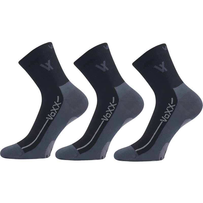 3PACK ponožky VoXX čierné (Barefootan-black) 37152920