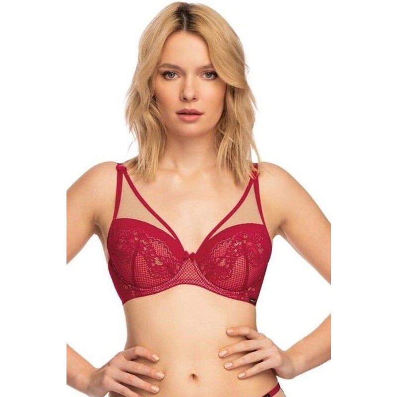 MEFEMI BY NIPPLEX Dámska podprsenka CASILDA červená 38006457