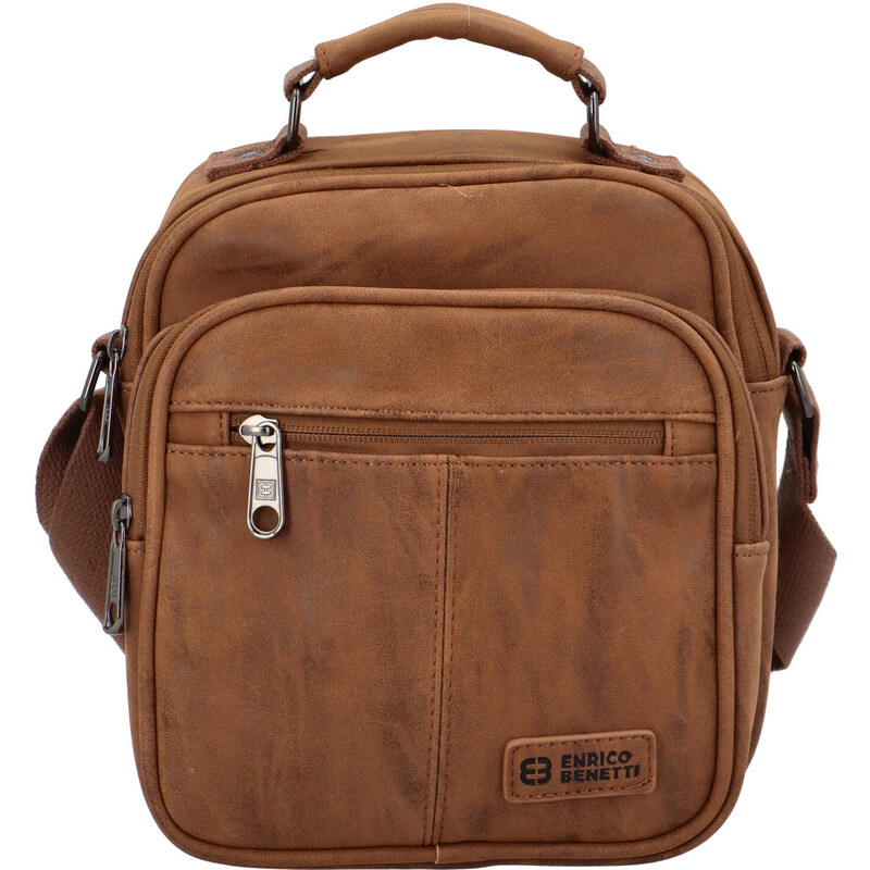 Pánska crossbody taška camel - Enrico Benetti Douqen Camel 56864449