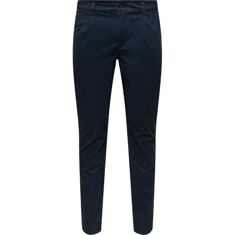 Only & Sons Plisované nohavice Cam námornícka modrá 35317154