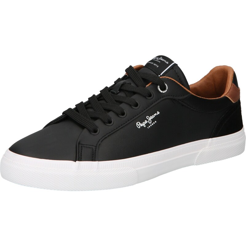 Pepe Jeans Nízke tenisky Kenton Court hnedá / čierna / biela 45356279