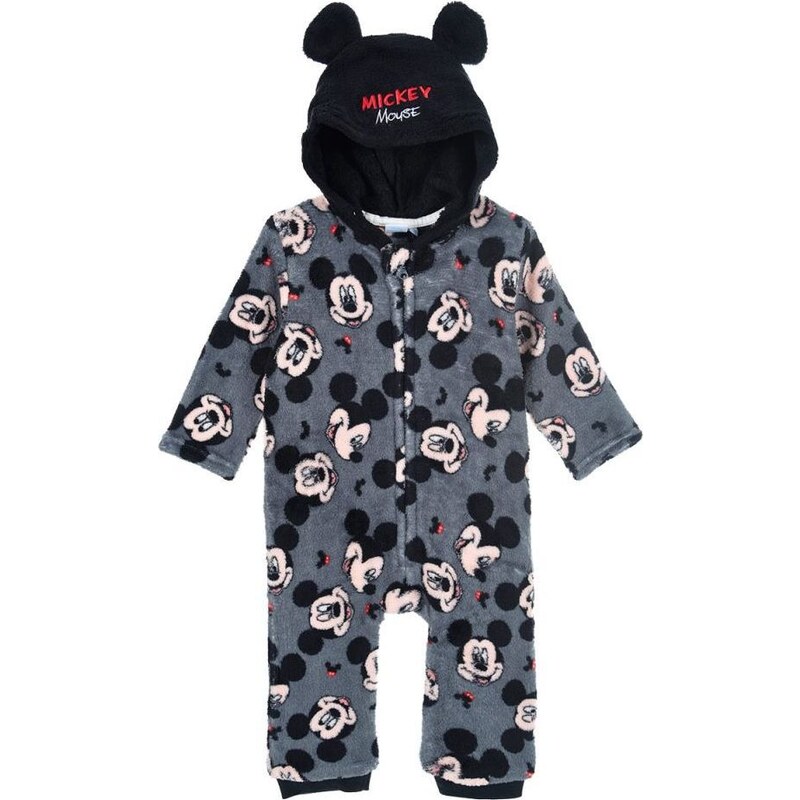 Sivý plyšový overal Disney Mickey Mouse 37156604