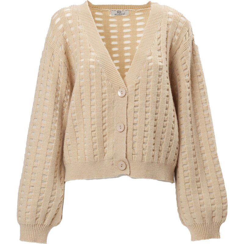 Influencer Kardigán béžová 54235402