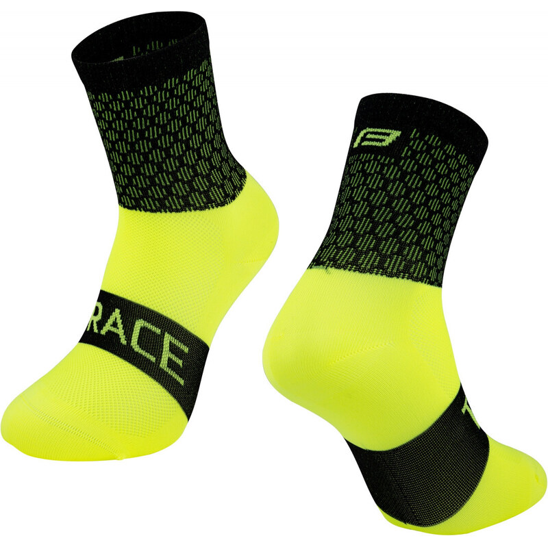 FORCE ponožky TRACE, čierno-fluo 67758778